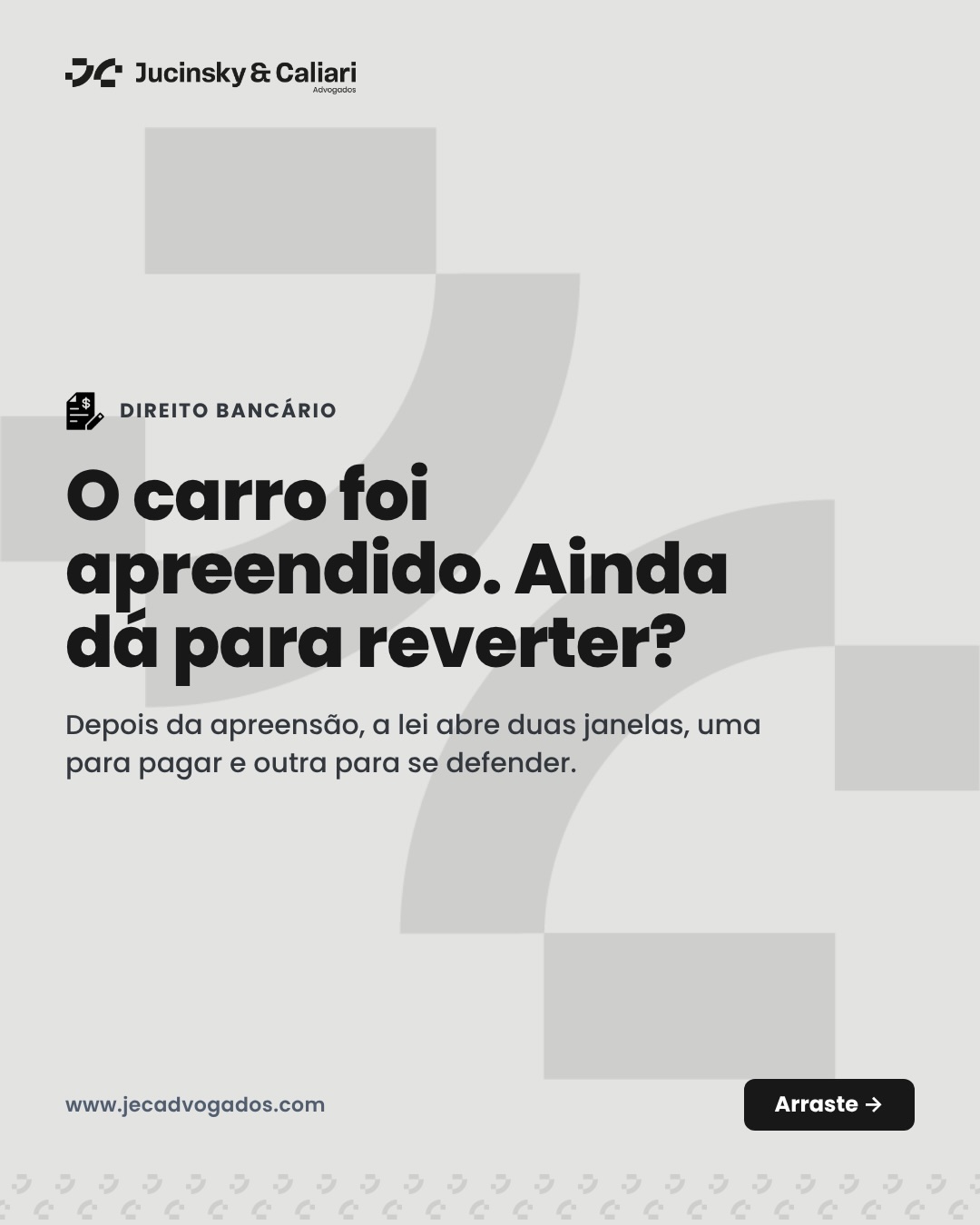 O CARRO FOI APREENDIDO. AINDA DÁ PARA REVERTER? Muita gente acredita que, depois que o banco apre…