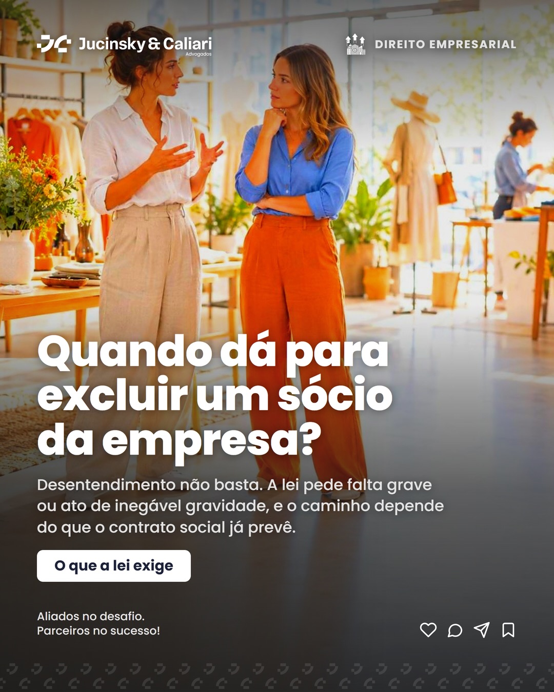 PARA EXCLUIR UM SÓCIO, A EMPRESA PRECISA DE PROVAS As decisões viram discussão, a confiança acaba…